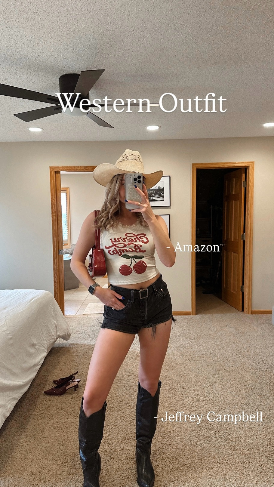 The CUTEST western outfit Inspo - perfect for Nashville or summer night out. 

Boots: sold out Jeffrey Campbell. Linked similar ones on Amazon. 
Hat: my grandpas. Linked similar ones🫶🏻

#LTKWatchNow #LTKU #LTKFestival