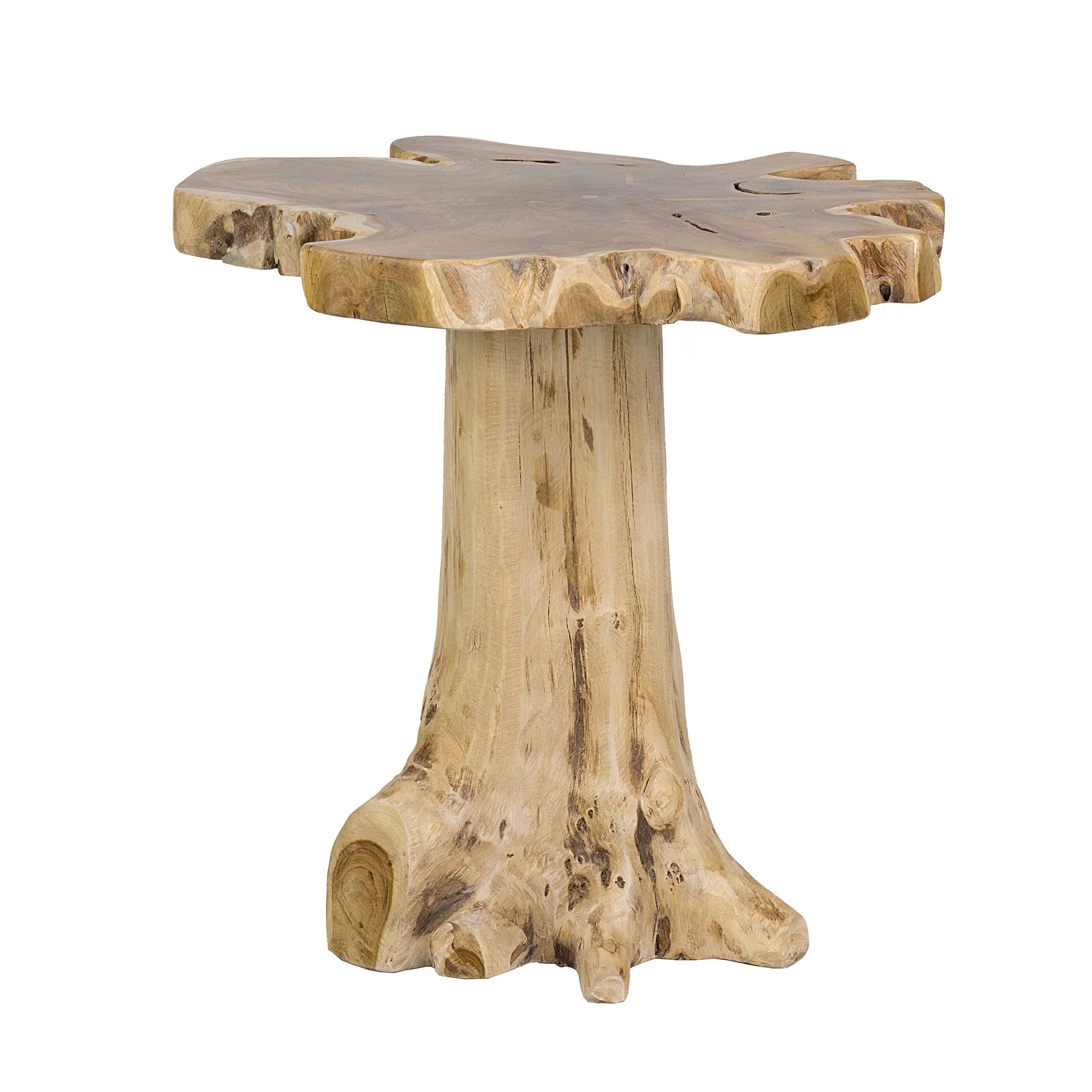 Brit Solid Wood Pedestal End Table | Wayfair North America