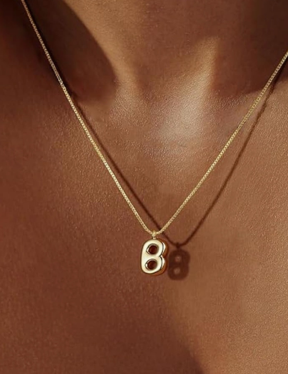 the most perfect initial necklace with bubble letters 💛 #initialnecklace #amazonjewelry #bubbleletters #LTKJewelry #AmazonJewelry

#LTKMostLoved