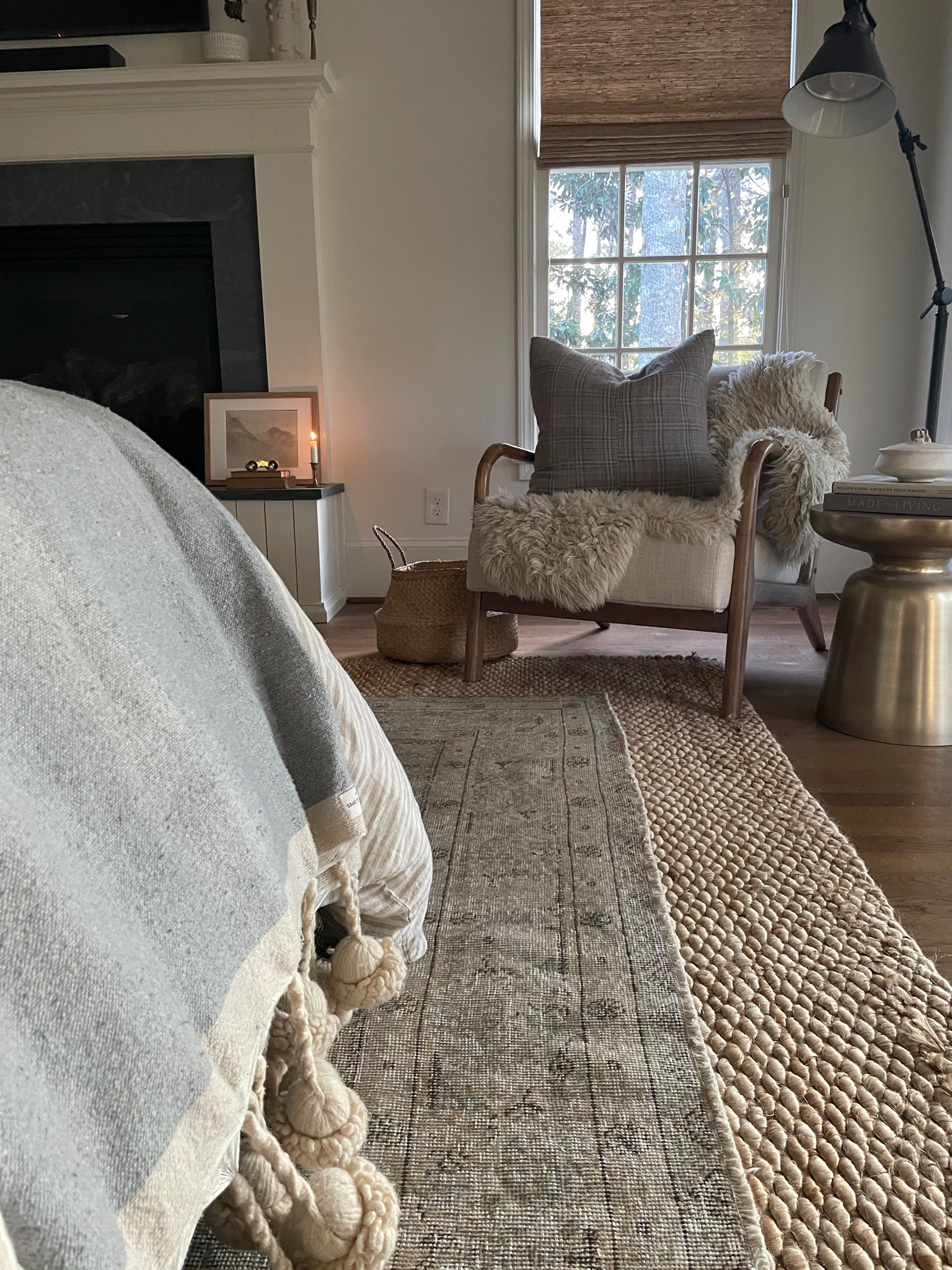Cozy neutral bedroom corner 

#LTKunder100 #LTKhome #LTKunder50