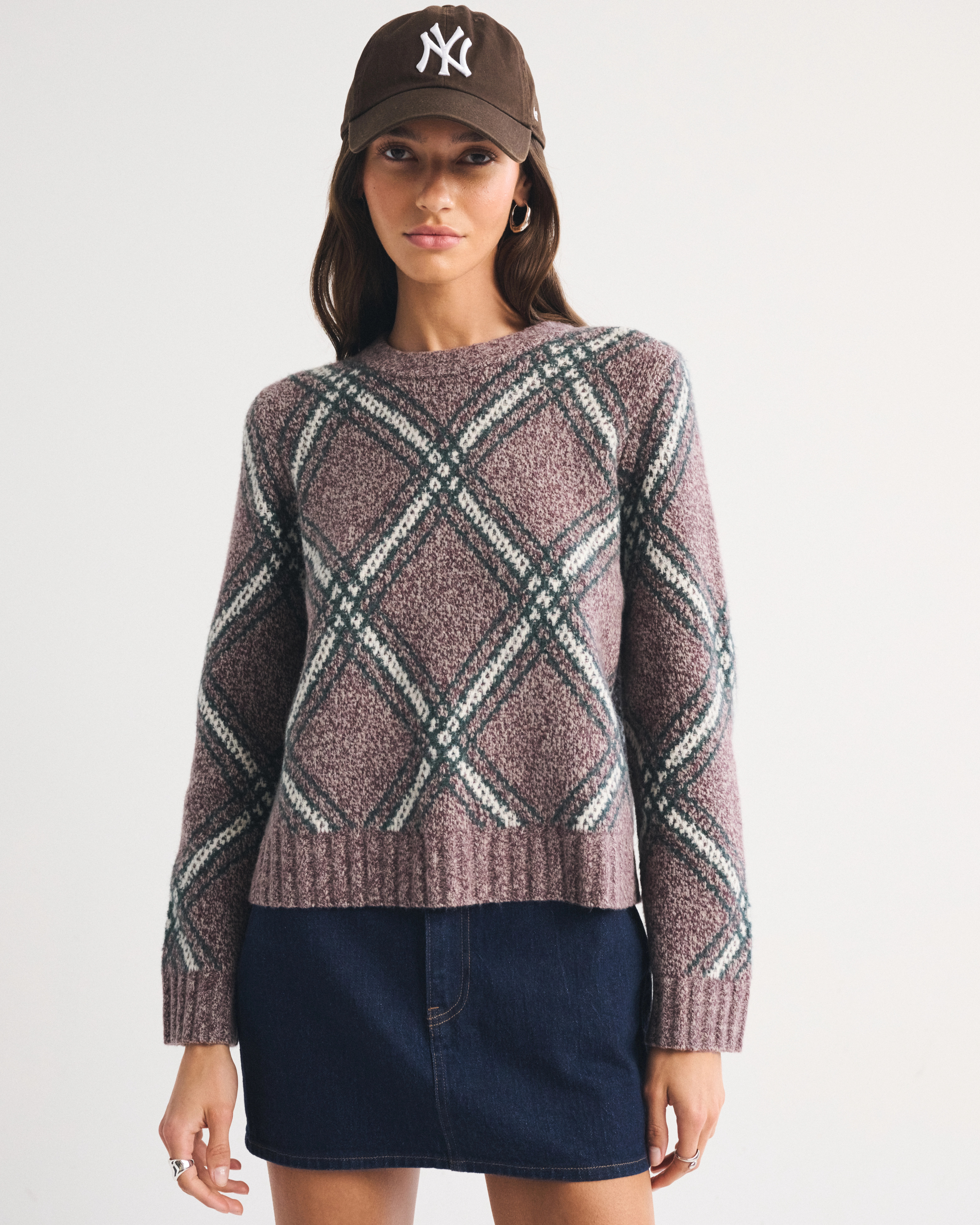 A&F Madeline Crew Sweater | Abercrombie & Fitch (US)