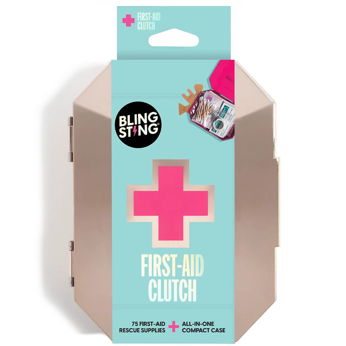 BLINGSTING First-Aid Clutch with 75 Essential Emergency Items, 75 Piece | Walmart (US)