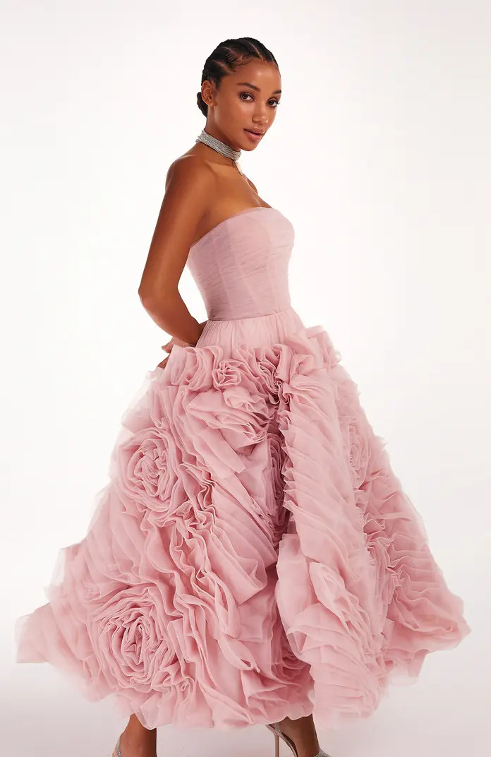 Dramatically Flowered Tulle Dress | Nordstrom