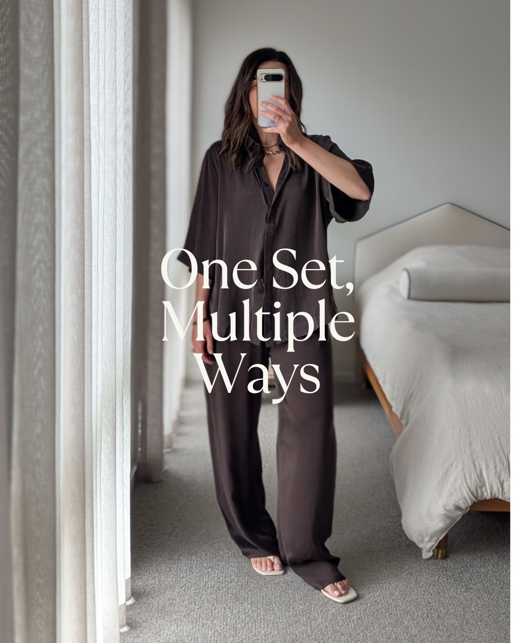 I love a set, and this silk number is an amazing option that allows you to dress up or dress down other pieces. Mix and match them with all of my selects to get that cost per wear. Remember to wash your set pieces together to maintain the same colour

#LTKstyletip #LTKaustralia