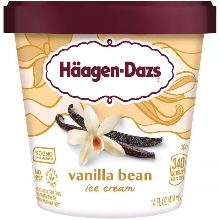 Haagen Dazs Vanilla Bean Ice Cream - 14oz | Target