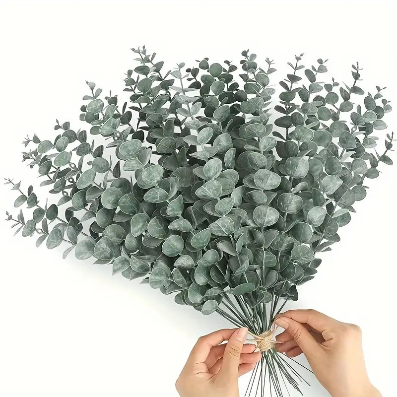 70pcs Eucalyptus Stems Artificial Eucalyptus Stem Decor Faux Eucalyptus Branches Faux Eucalyptus ... | Temu Affiliate Program