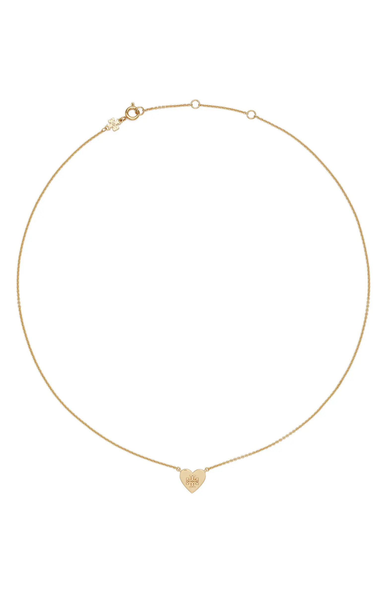 Forget Me Not Heart Pendant Necklace | Nordstrom
