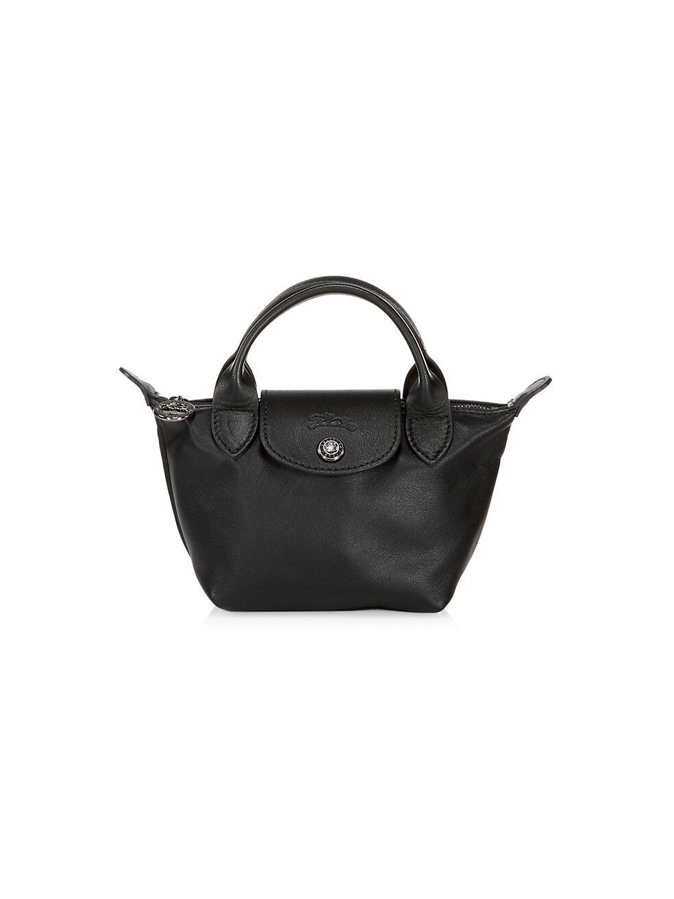 Longchamp Small Le Pliage Leather Crossbody Tote | Saks Fifth Avenue