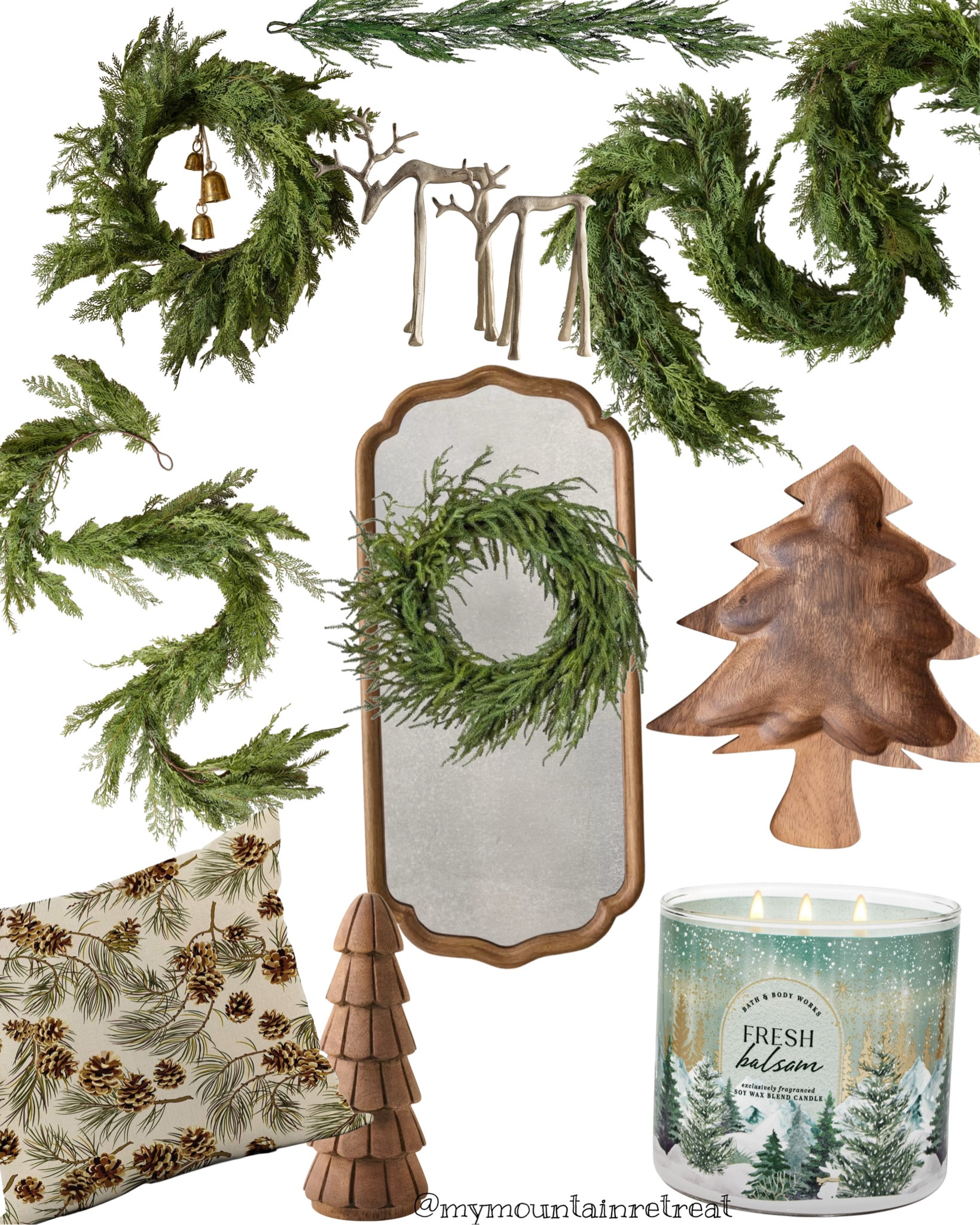 Christmas/Holiday decor / real touch garland/ wreaths/ candles

#LTKHoliday #LTKSeasonal #LTKHome