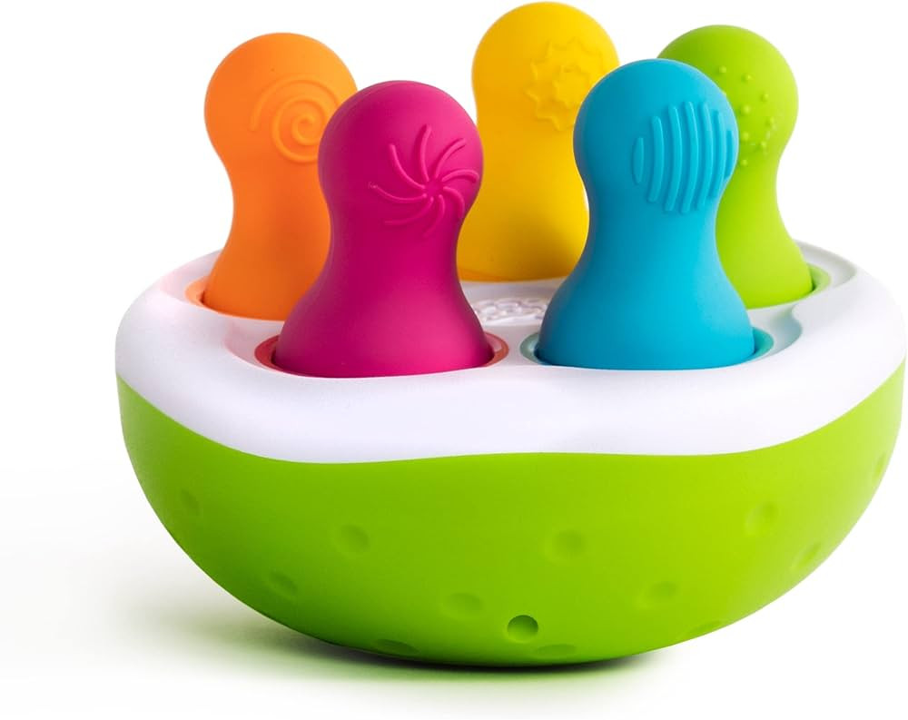 Fat Brain Toys F248 Fat Brain SpinnyPins, Kids Preschool, Spinning and Sorting Building Sets, Ear... | Amazon (US)