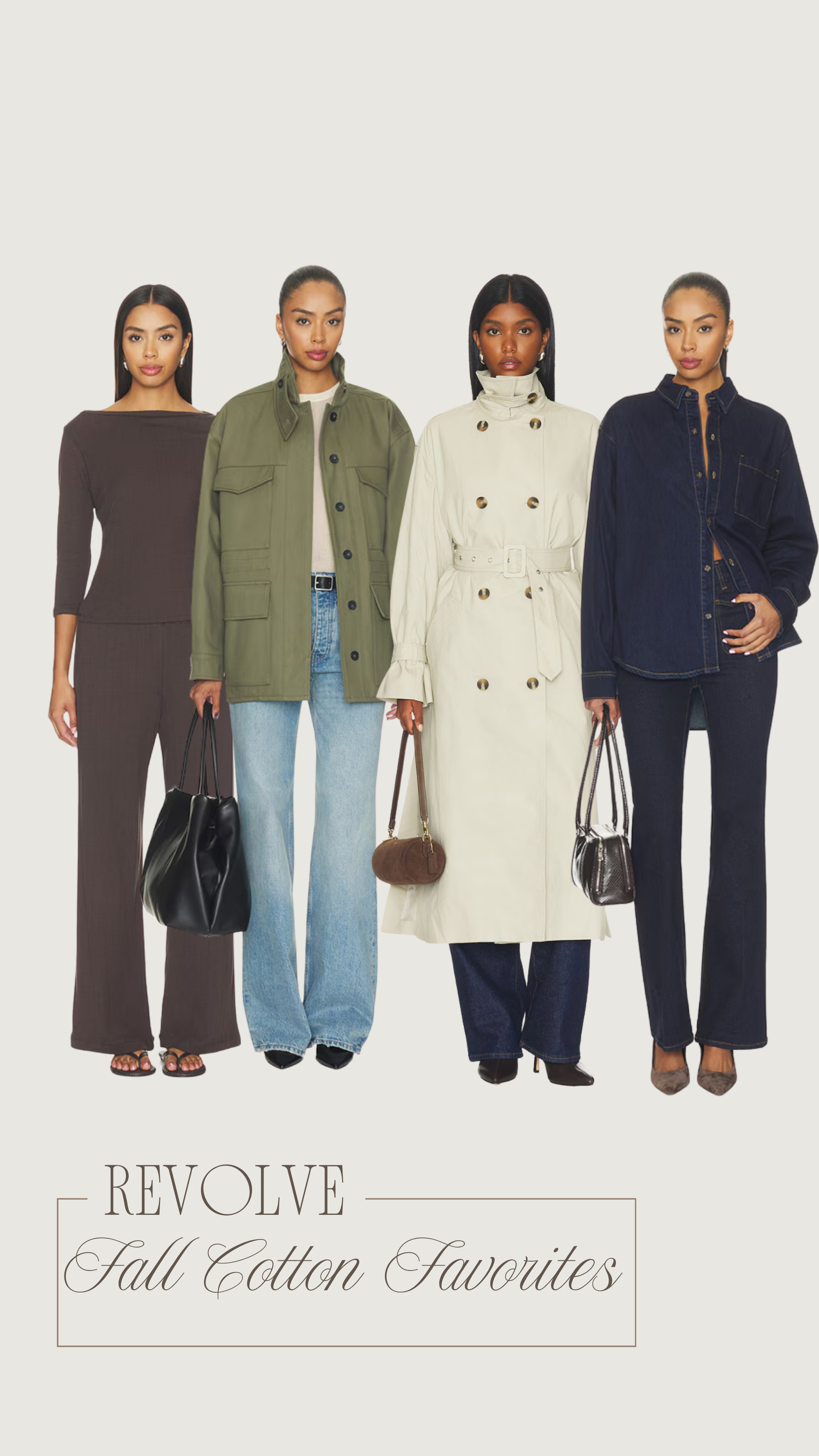 the perfect fall cotton finds from revolve!

fall outfits, trench coat, matching set 

 #LTKgrwm #LTKootd