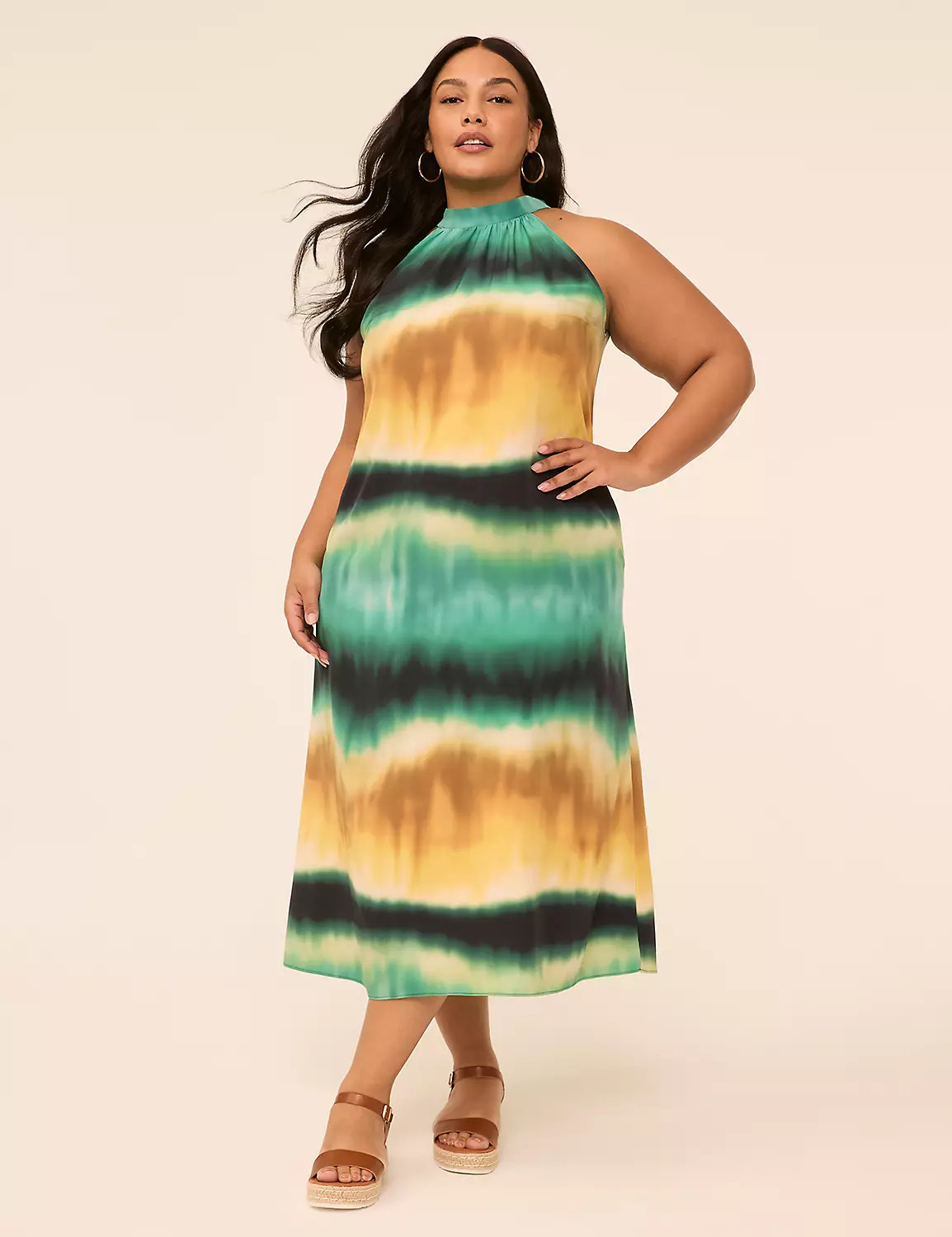Halter-Neck Maxi Dress | LaneBryant | Lane Bryant (US)