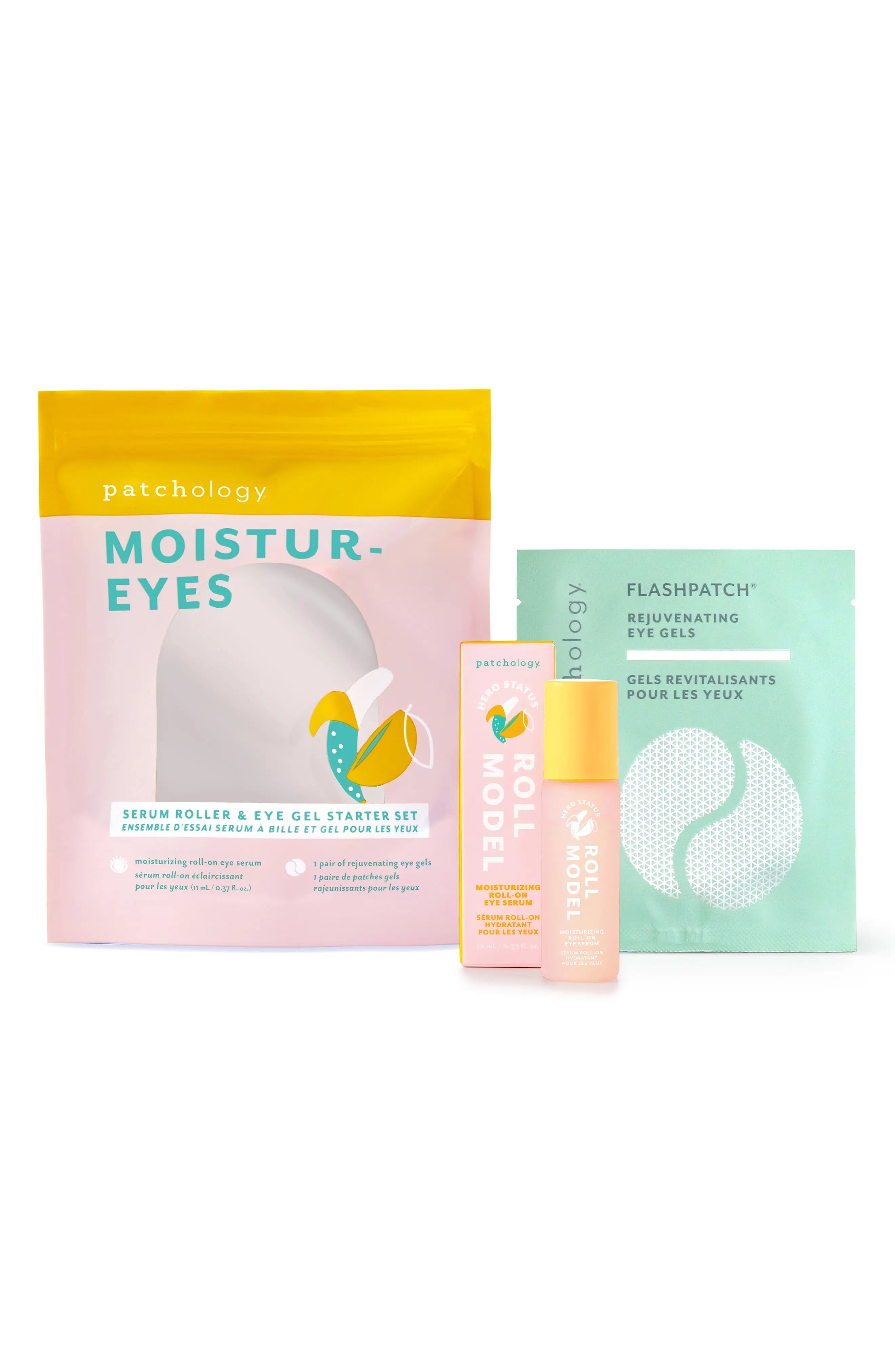 Patchology Roll Model Moisturizing Roll On Eye Serum & Rejuvenating Eye Gel Kit at Nordstrom | Nordstrom