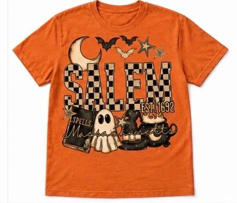 Orange Salem Graphic Tee | Etsy (Global)