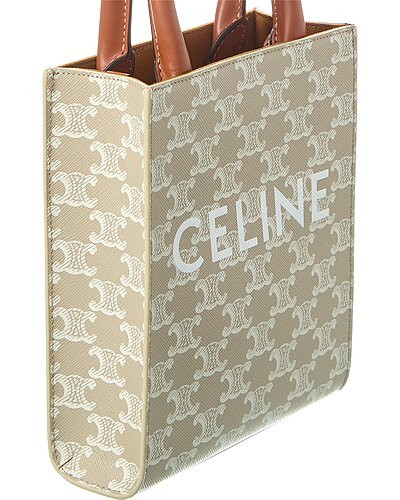 Vertical Cabas Mini Canvas & Leather Shoulder Bag | Gilt & Gilt City