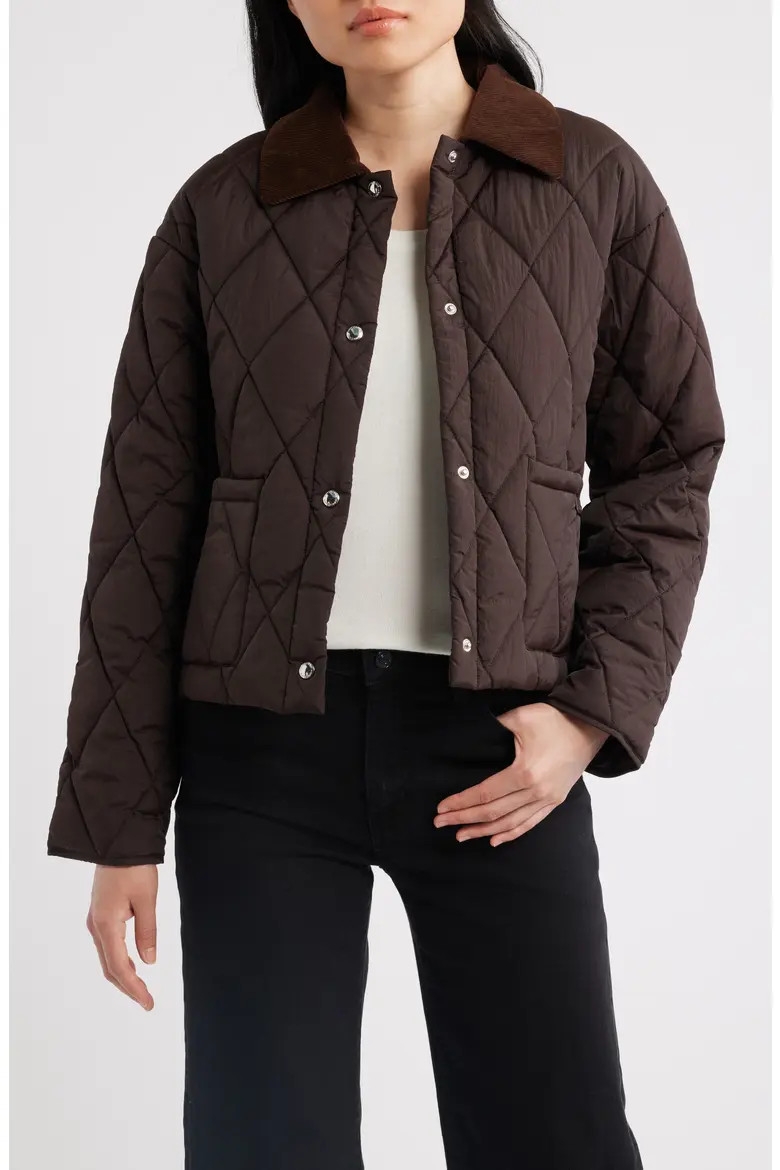 Quilted Crop Jacket (Women) | Nordstrom | Nordstrom