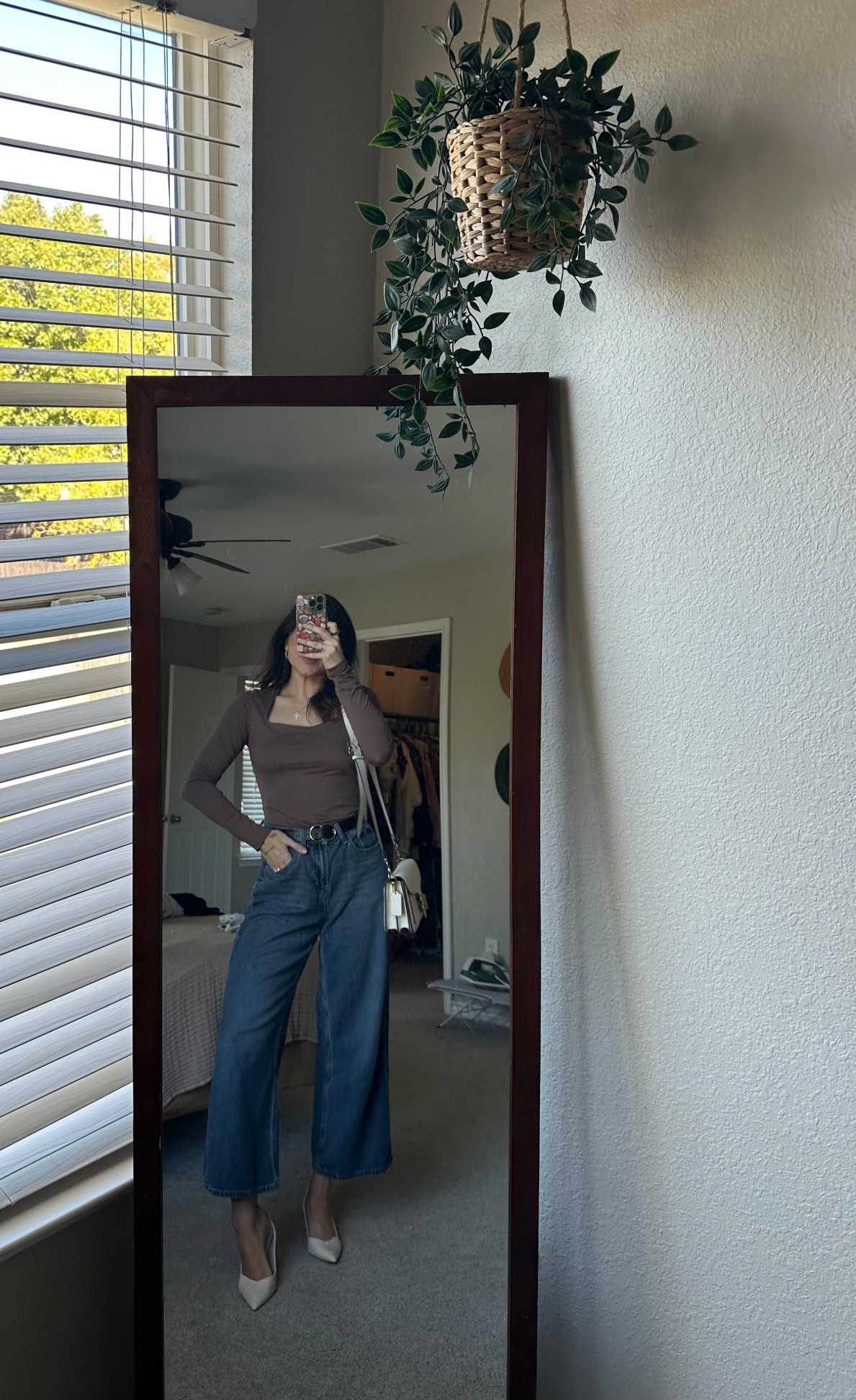 baby shower fit check 🤎