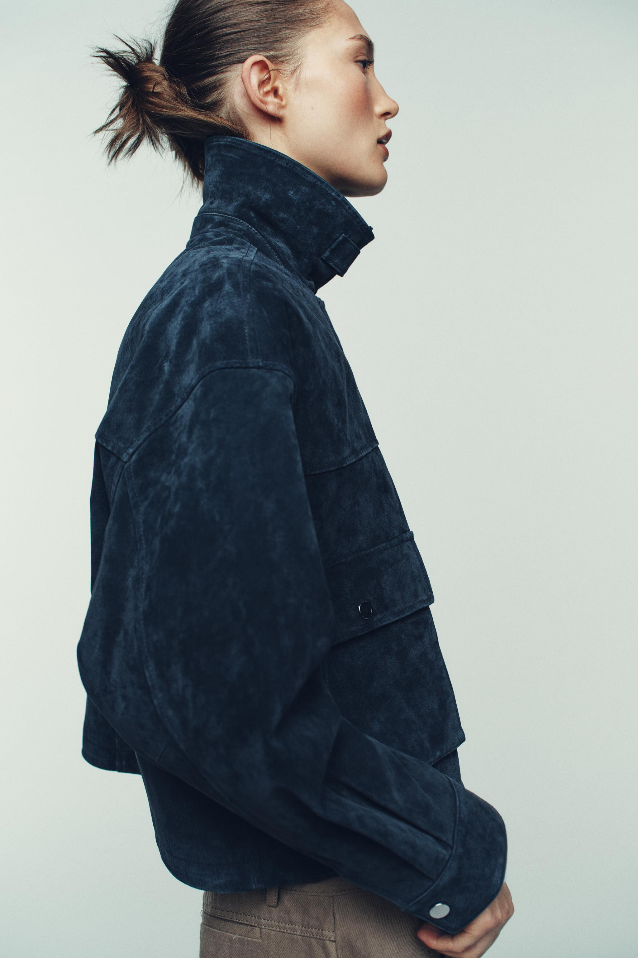 100% LEATHER BOMBER JACKET | Zara UK