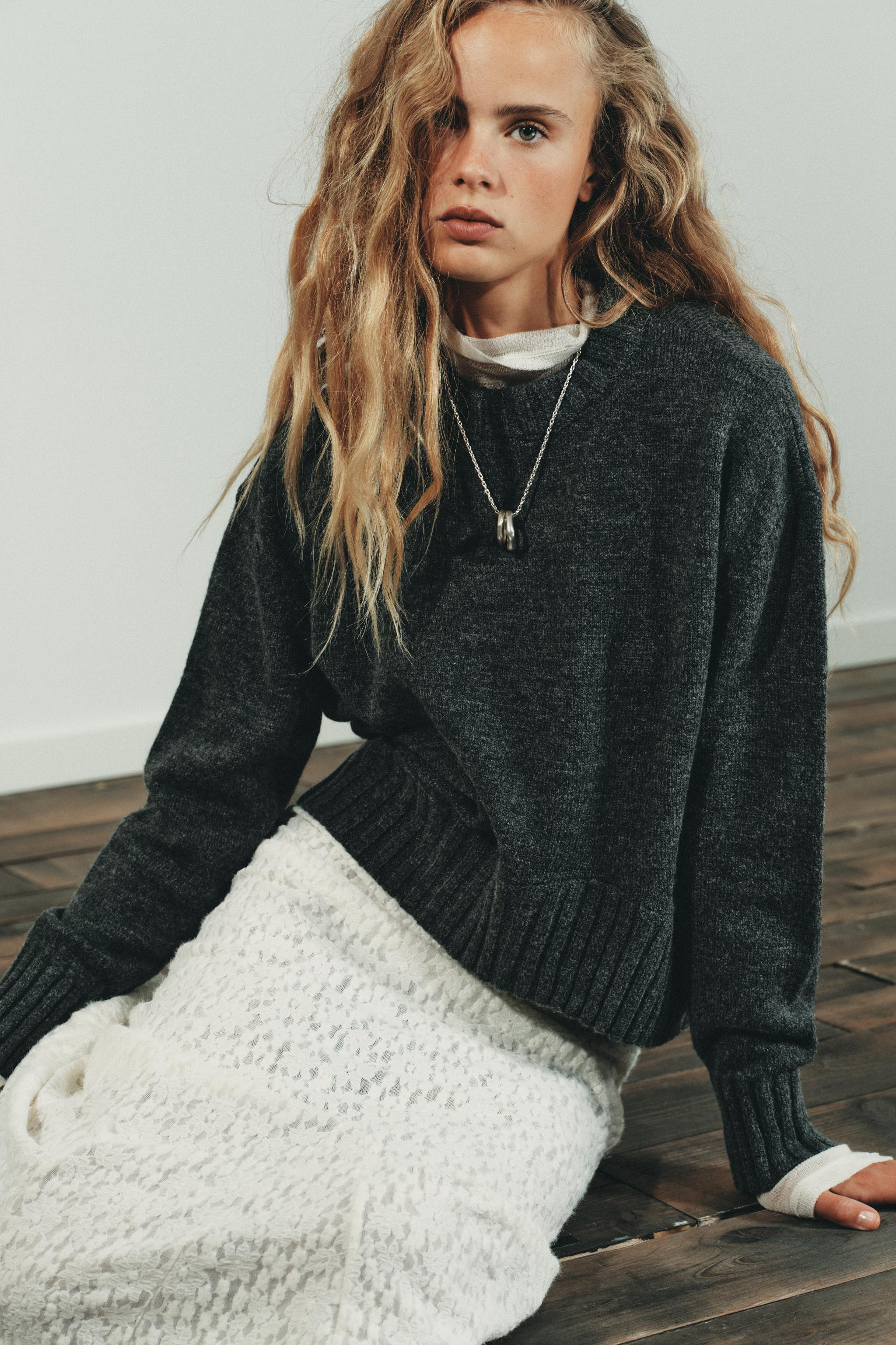RIBBED KNIT SWEATER | Zara UK