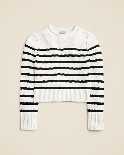 Heritage cotton Rollneck™ sweater in stripe | J. Crew US