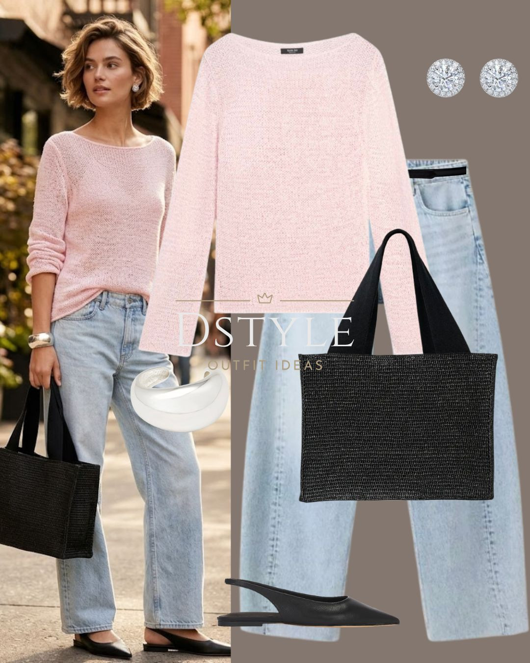 Keep it cool in open-knit pink 💖 This lightweight sweater is perfect for a breezy day, plus it’s linked along with my daily light wash #jeans and the absolute essential black straw tote.

#LTKootd