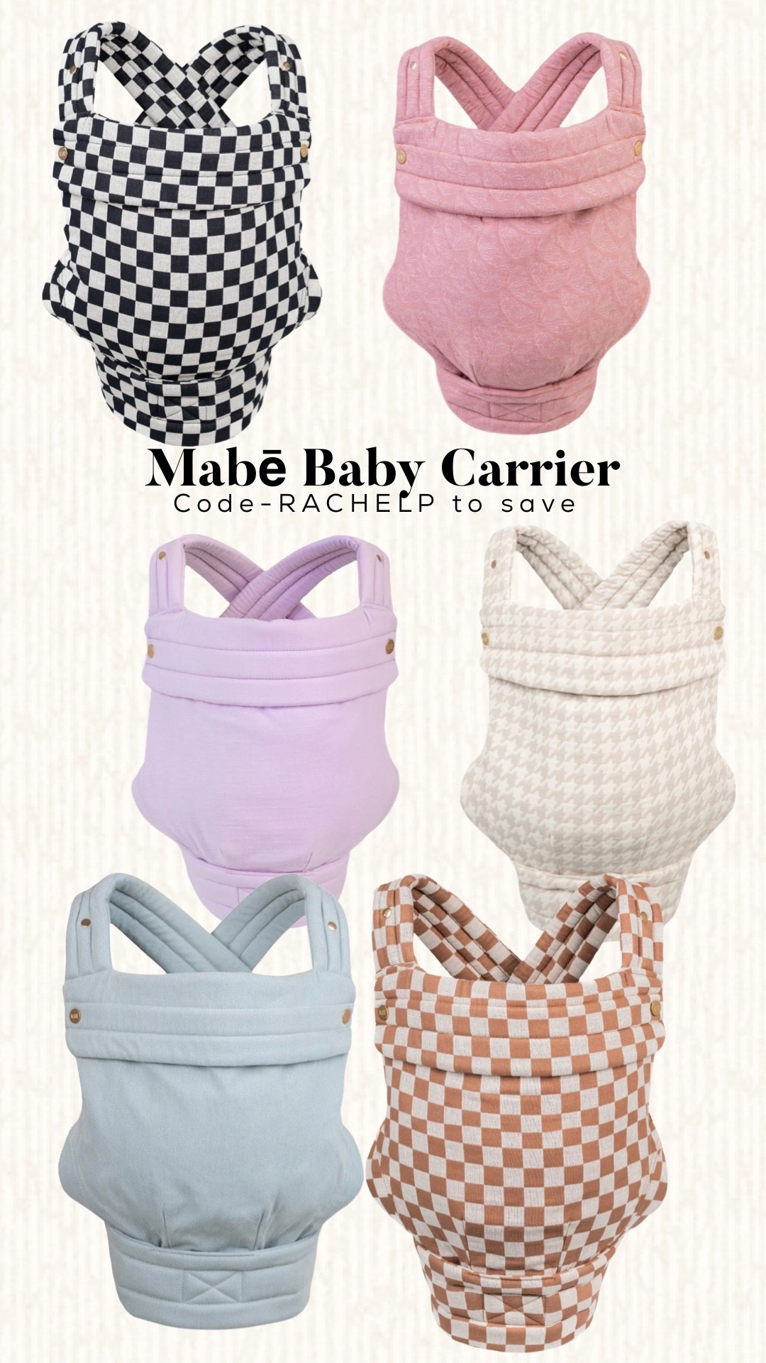 As a mom of 4, this is my FAVORITE baby carrier!! Use code- RACHELP to save 🎉 

Baby. Carrier. Mom life  

#LTKmomlife #LTKBump #LTKBaby