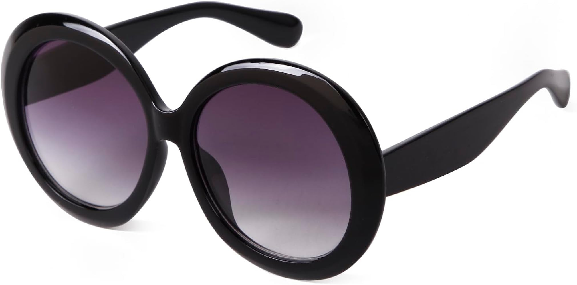 ADE WU Oversized Round Sunglasses for Women Vintage 60s 70s Big Frame Shades UV 400 Protection Su... | Amazon (US)