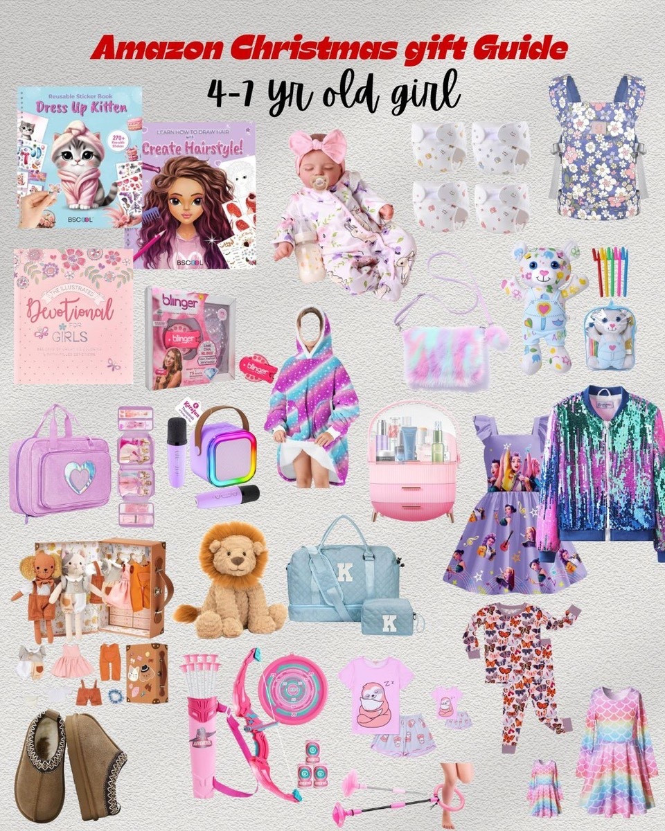 Some of the cutest finds for girls ages 4-7. Younger and older girls might also enjoy some of these finds 

#LTKKids #LTKGiftGuide #LTKHoliday