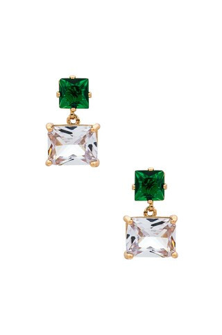 Ettika Velvet Earrings in Green from Revolve.com | Revolve Clothing (Global)