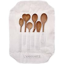 Wood Spoons Set 6 Pieces - Eco-Friendly Tableware Natural - Wooden Coffee Tea - Organic Bamboo - ... | Amazon (US)