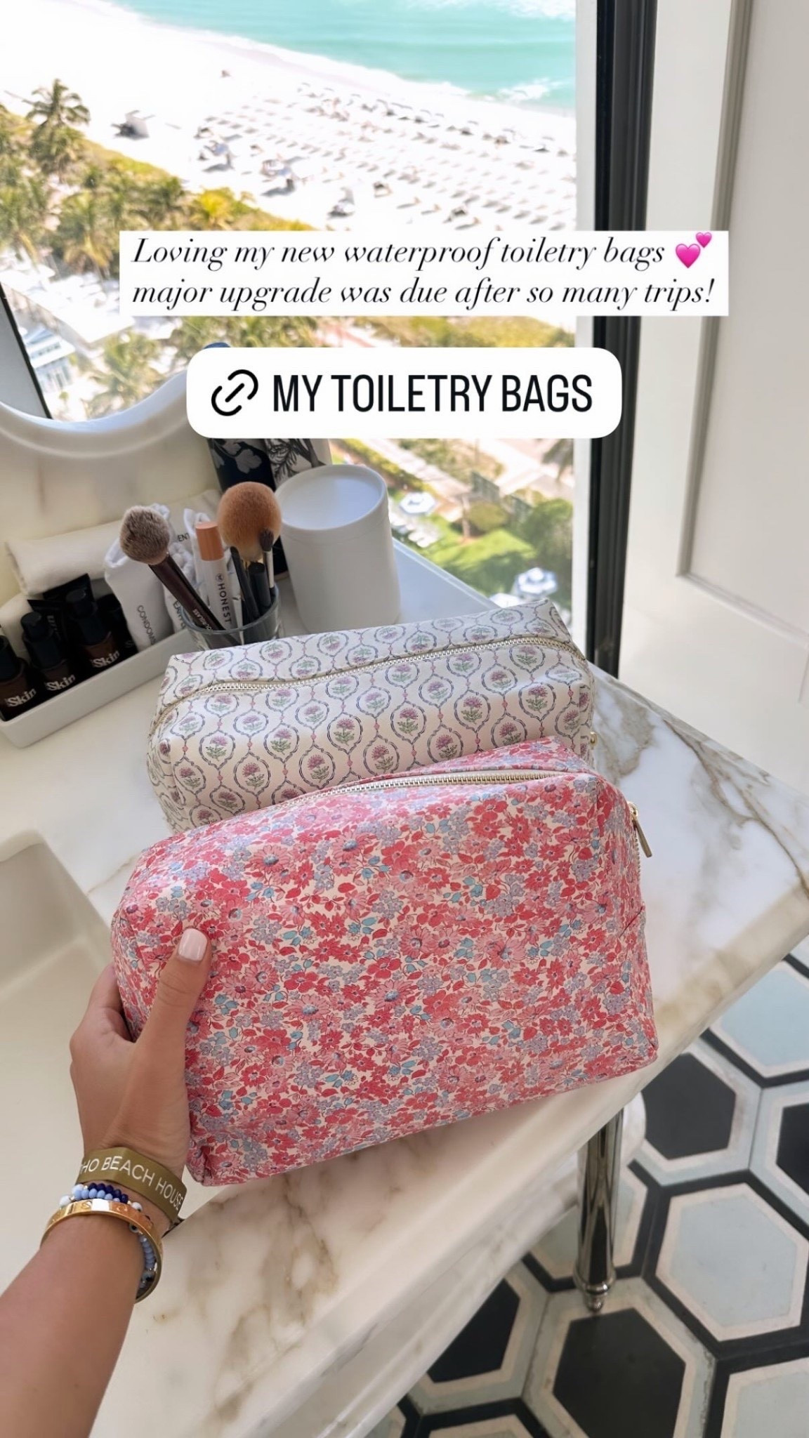 Toiletry bags, travel. 

#LTKBeauty #LTKTravel #LTKspring