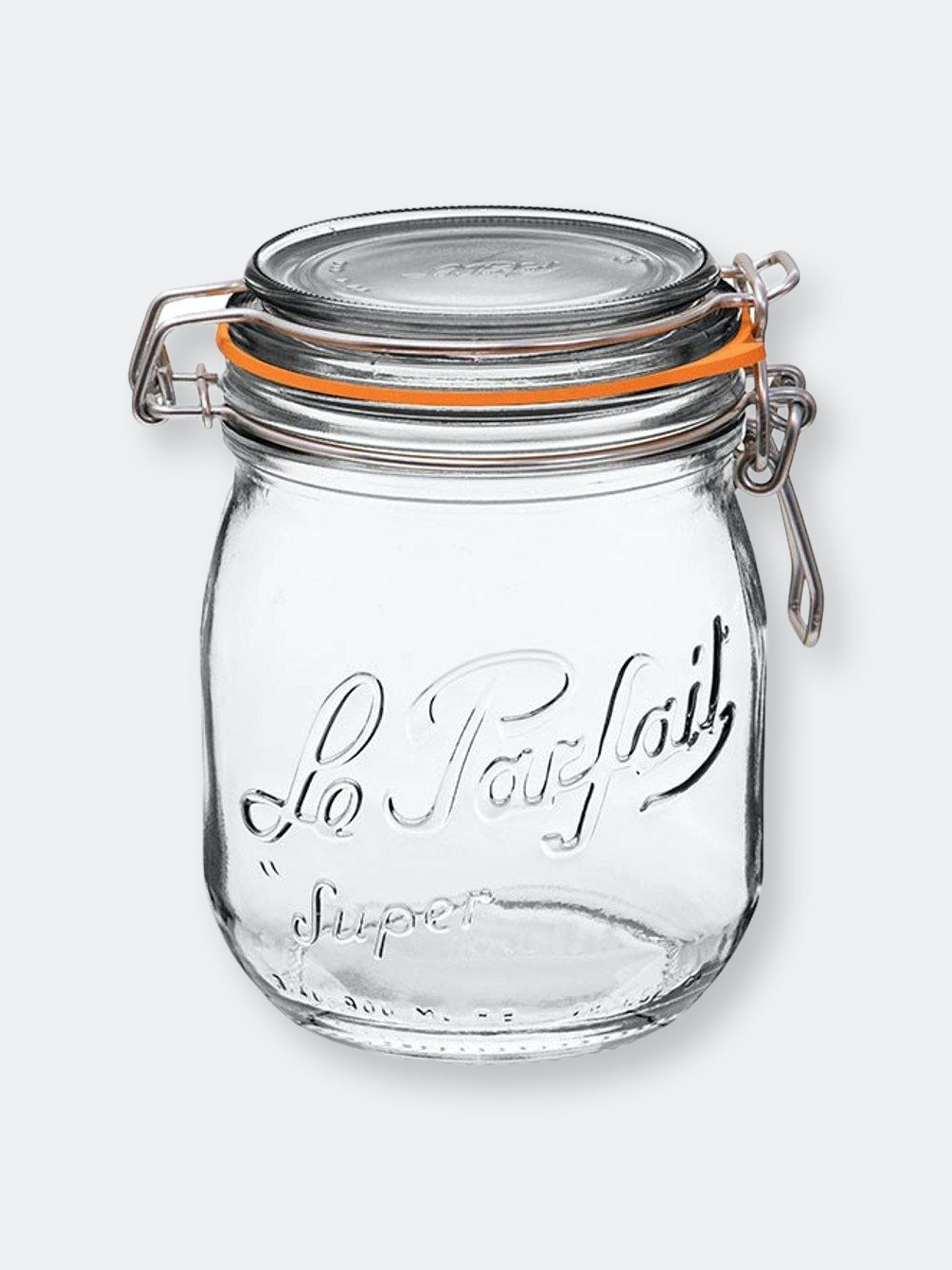 Le Parfait Super Jars - 750ML (24OZ)/ SET OF 6 - Also in: 500ML (16OZ)/ SET OF 6, 750ML (24OZ)/ SET  | Verishop