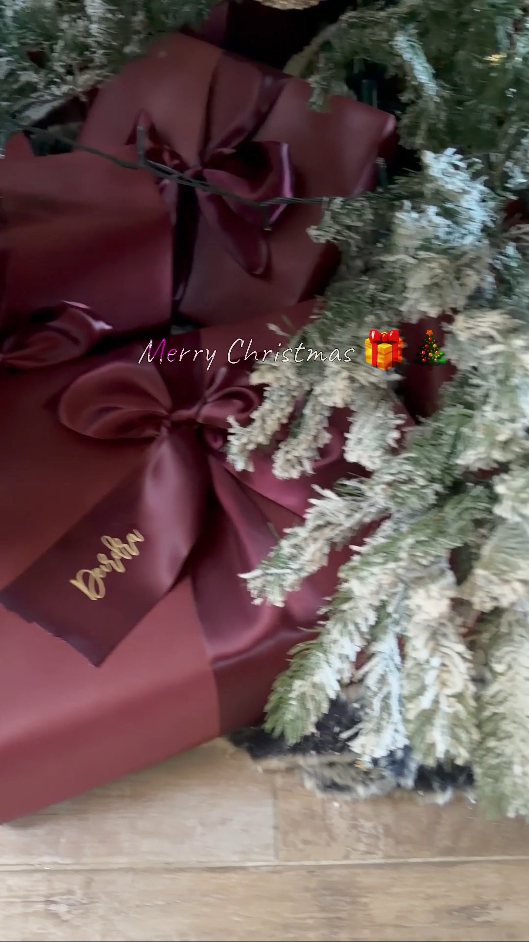 Merry Christmas 🎄🎁🎅🏽 My favorite #wrappingpaper to date! I said that last year, but this year certainly tops last and I made the ribbons with my #cricket - so proud! Total hit - everyone kept theirs. 

#wrapping #christmas #presents #gifts #holiday

#LTKSeasonal #LTKHome #LTKHoliday