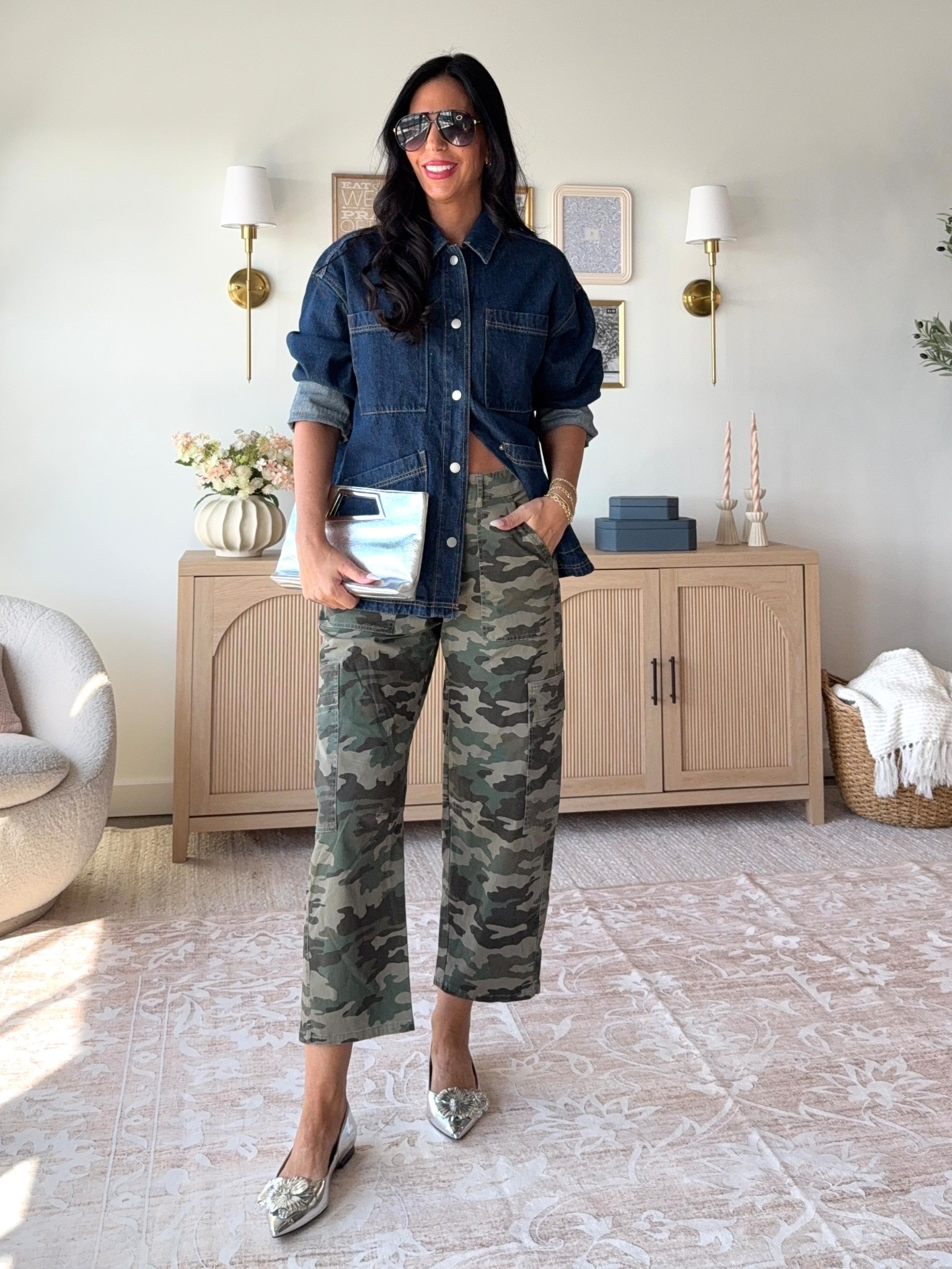 Target Camo look that I am loving! 
Pants- sized up 
Denim top- small 

#LTKFindsUnder50 #LTKSeasonal #LTKOver40 #LTKShoeCrush #LTKSaleAlert #LTKU