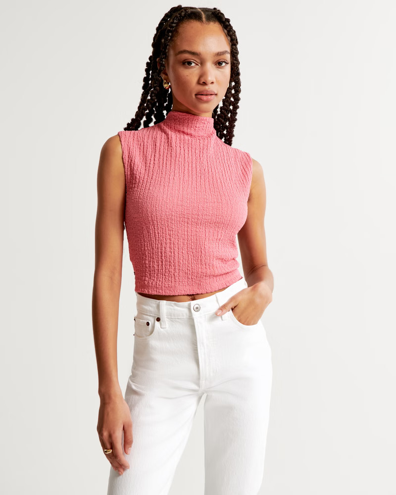The A&F Paloma Bubble Knit Top | Abercrombie & Fitch (US)