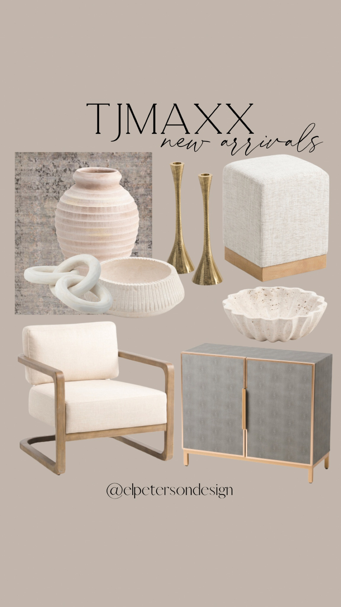 TJ amazon new arrivals 
Vases 
Chairs 
Ottomans
Rug 
Sideboard 

#LTKfindsunder50 #LTKfindsunder100 #LTKhome