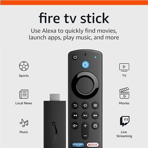 Amazon Fire TV Stick, HD, sharp picture quality, free & live TV, fast streaming, Alexa Voice Remo... | Amazon (US)
