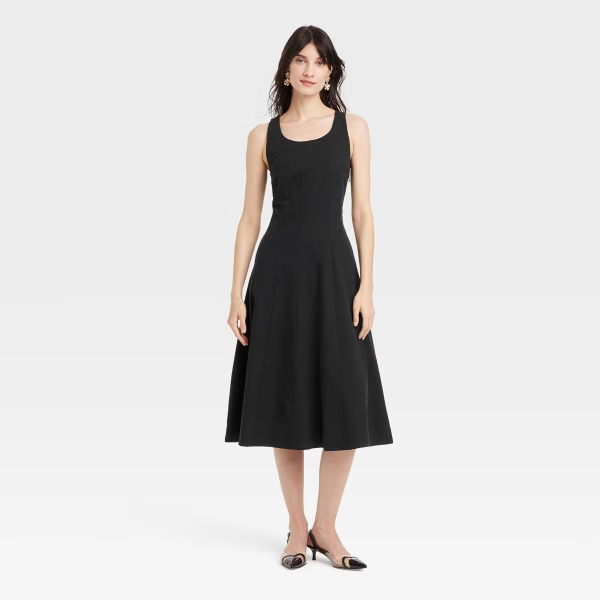 Women's Corset Midi A-Line Dress - A New Day™ | Target