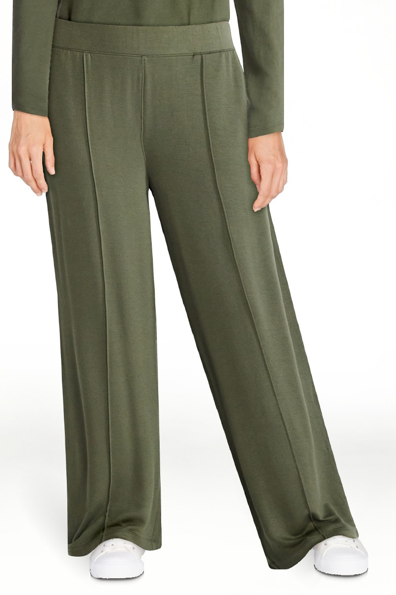 Time and Tru Women's Knit Wide Leg Pants, Sizes XS-XXXL | Walmart (US)