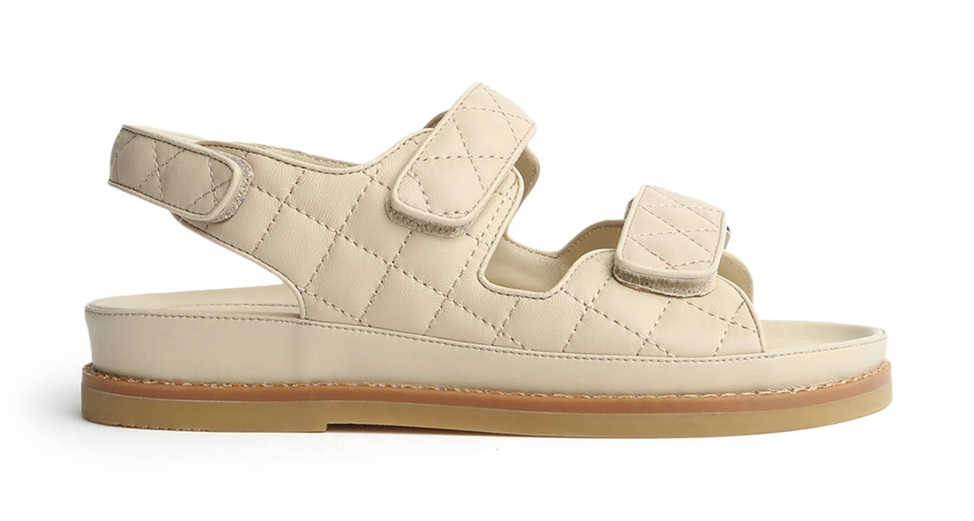 Hiranni Vanilla Sheep Nappa 3.5cm Sandals | Tony Bianco (Global)