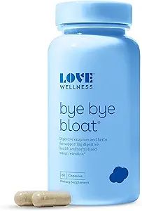Love Wellness Bye Bye Bloat, Digestive Enzymes | Bloating Relief for Women | Helps Reduce Gas Rel... | Amazon (US)