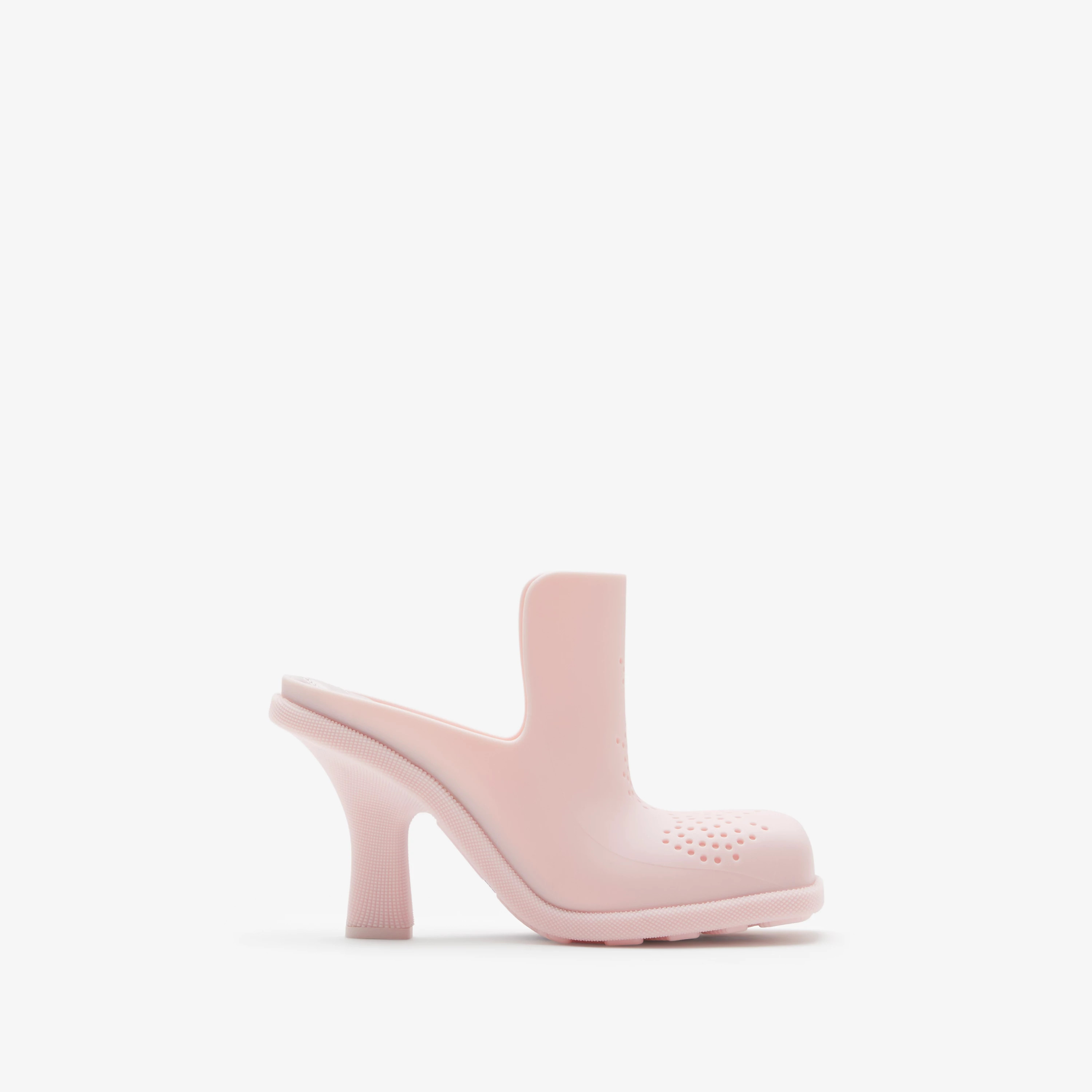 Rubber Highland Mules in Cameo - Women | Burberry® Official | Burberry (US)