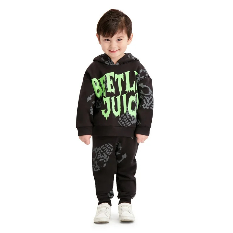 Beetle Juice Toddler Boys Printed Jogger Set, Sizes 12M-5T | Walmart (US)