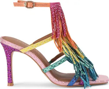 Kurt Geiger London Fringe Ankle Strap Sandal (Women) | Nordstrom | Nordstrom