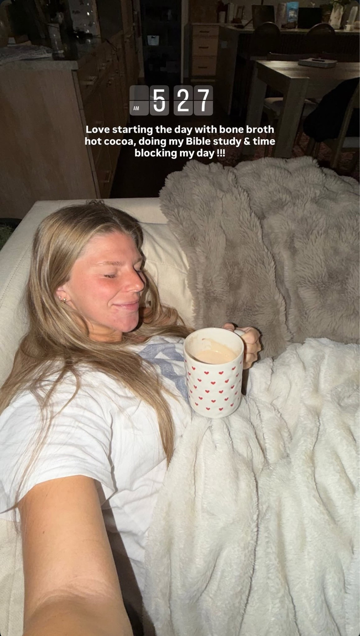 Best way to start the day — Bone broth hot cocoa, cozy blankets, and Bible study!

#LTKselfcare #LTKstorytime #LTKmorningroutine