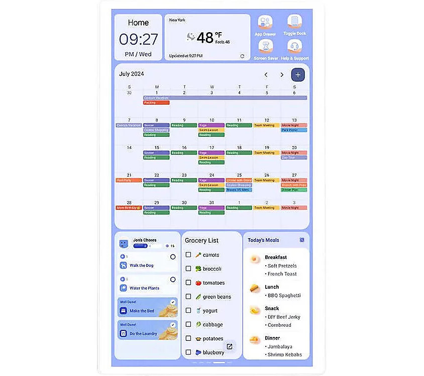 Cozyla 15.6"" Calendar+ 2 | QVC