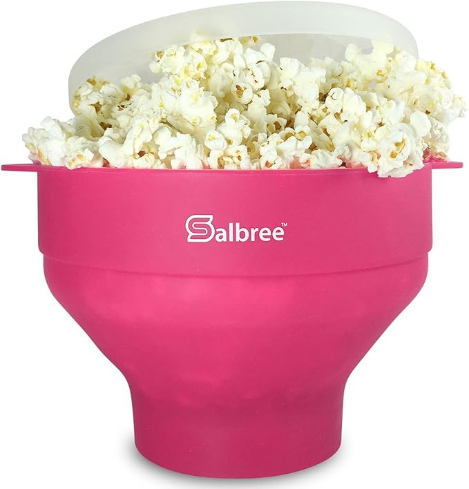 Original Salbree Microwave Popcorn Popper, Silicone Popcorn Maker, Collapsible Bowl - The Most Co... | Amazon (US)