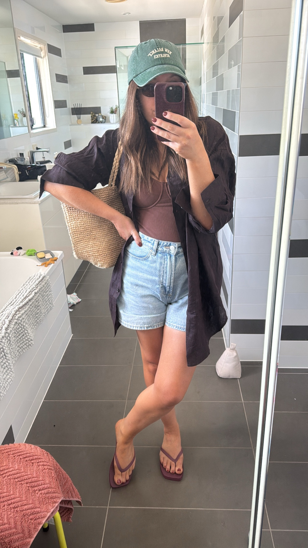 Summer holiday fits

Swimwear: Orchre Lane 
Shorts: Elka collective (old) 
Shirt: H&M beach shirt 
Hat: New balance (old) 
Bag: Massimo Dutti 
Sunnies: Banbe 

#LTKaustralia #LTKsummer #LTKtravel