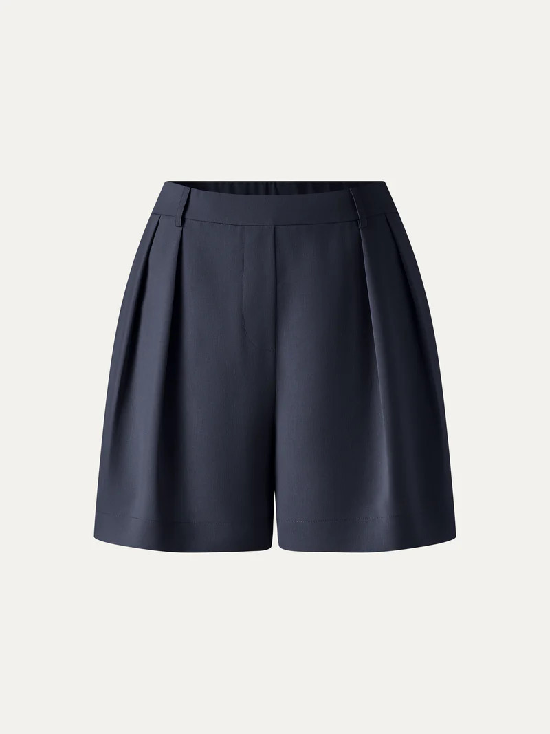 Lyocell-Linen Tailored Shorts with Pockets | OGLmove