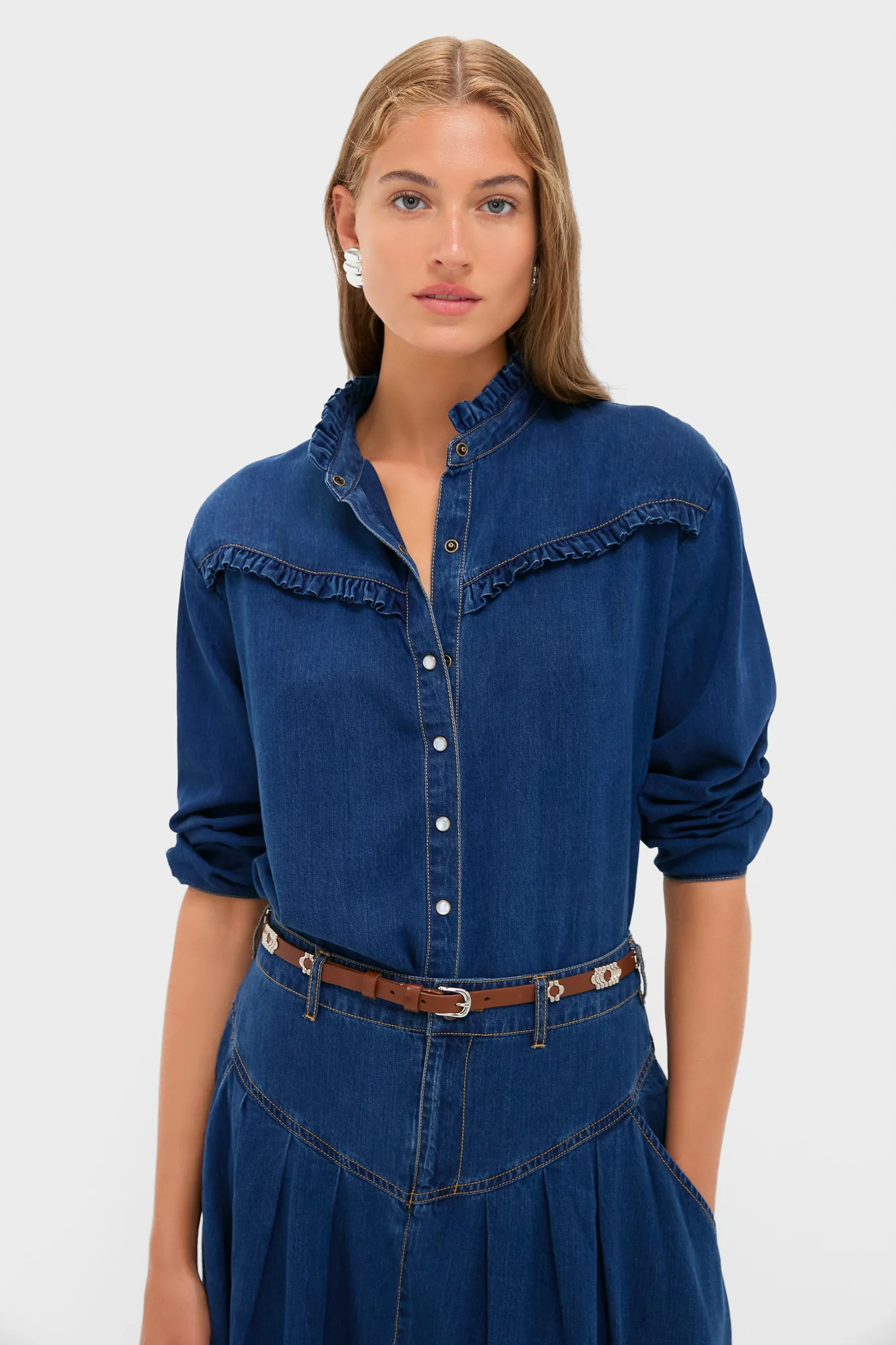 Denim Blue Pierce Button Down | Tuckernuck (US)